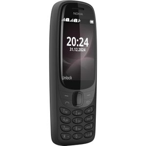 Nokia 6310 Zwart (2024) (2.80", 0.30 Mpx, 2G), Sleutel mobiele telefoon, Zwart
