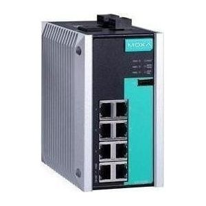 Moxa EDS-G508E - 8-poorts volledig Gigabit beheerde Ethernet-switch met 8 101001000BaseT(X) poorten, -10 (8 ports), Netwerkschakelaar