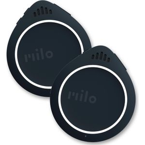 Milo 1 Actie Communicatorset (0.60 km), Walkietalkie, Zwart