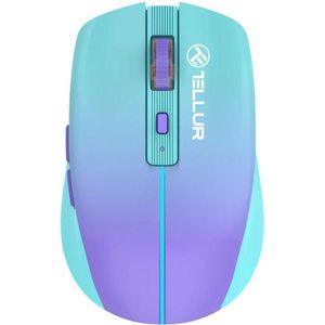 Tellur Silent Click Wireless Mouse Blue (Draadloze), Muis, Blauw