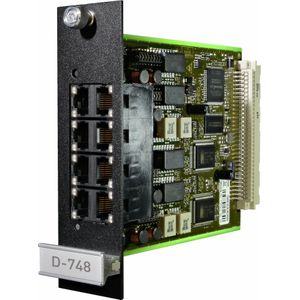 Agfeo Module D-748 4 digitale poorten elk schakelbaar S0 intern/S0 extern/2 x Up0 tot 4S0/ tot 8 UP0/..., Telefoon accessoires