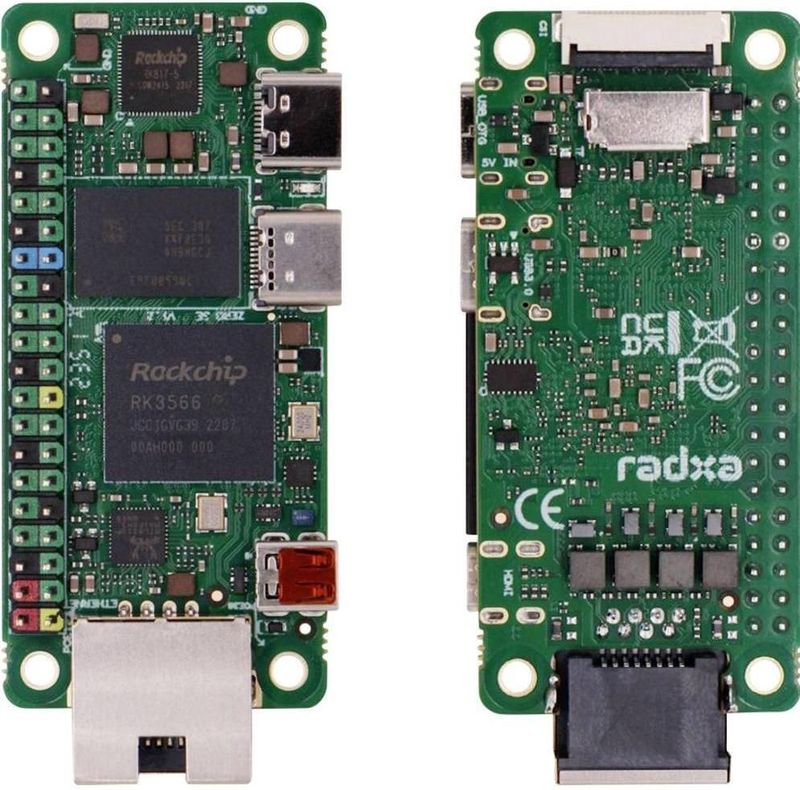 Allnet - Radxa Zero 3E - Ontwikkelbord - Header-gemonteerd - 4GB DDR4 RAM