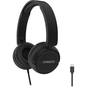 Streetz HC110-BLK (Bedraad), Koptelefoon, Zwart