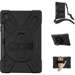 eSTUFF Wombat Defender Case voor (Galaxy Tab S6 Lite), Tablethoes, Zwart