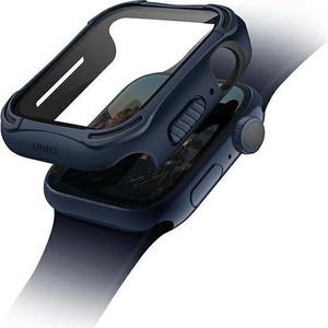 Uniq etui Torres Apple Watch Series 4/5/6/SE 40mm. niebieski/nautisch blauw, Sporthorloge + Smartwatch-accessoires, Blauw