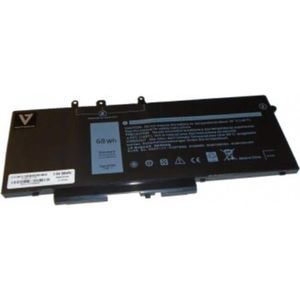 V7 Vervangende batterij D-GD1JP-E voor geselecteerde Dell Latitude notebooks (4 Cellen, 8560 mAh), Notebook batterij, Zwart