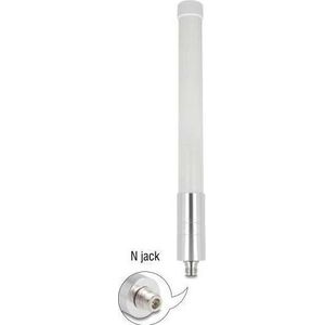 Delock 4G WiFi 2,4 GHz Antenne N Buchse 3 dBi 33,3 cm omnidirektional starr Wan (DECT, 4G, WiFi, 3G, GSM), Netwerkantenne