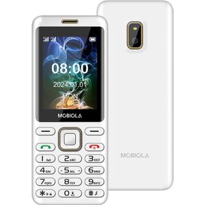 Mobiola GSM-TELEFON FÜR SENIOREN MB2400 2G WEISS (2G), Sleutel mobiele telefoon, Wit