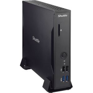 Shuttle D 4371BA (Intel Celeron 1000M, 4 GB, HDD, Niet beschikbaar), PC, Zwart