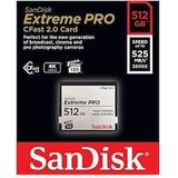 SanDisk Extreem Pro (512 GB, CFast 2.0), Geheugenkaart, Zwart, Grijs