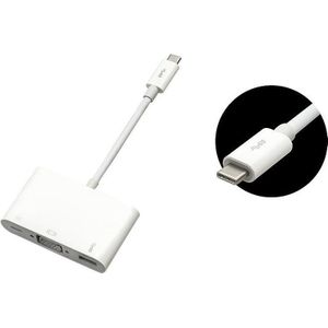 Blow 76-102 # USB adapter wt.usb-c 3.1 - VGA poort (USB 3.1), USB-kabel