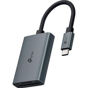 TP-Link USB-C To Sd Microsd Adapter (USB-C, 1 Havens), Docking station + USB-hub, Grijs