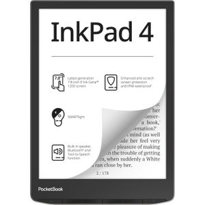 PocketBook InkPad 4 (7.80"", 32 GB, Sterrenstof Zilver), eReader, Zilver