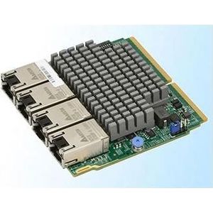 Supermicro Aoc-Mtg-I4tm: Siom 4x 10gbe (Mini PCI Express), Netwerkkaarten, Groen