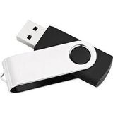 MediaRange Neutrale USB-stick, 16 GB (16 GB, USB-A), USB-stick, Zwart, Zilver