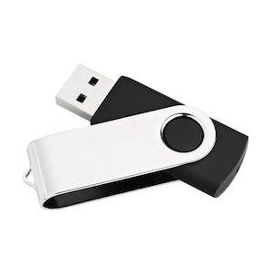 MediaRange Neutrale USB-stick, 16 GB (16 GB, USB-A), USB-stick, Zwart, Zilver