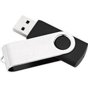 MediaRange - Neutrale USB-stick - 16 GB - Zwart - Zilver