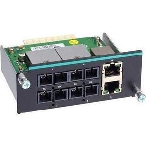 Moxa IM-6700A-4MSC2TX - Fast Ethernet module met 4 multimode 100BaseFX poorten met SC aansluiting, 2 1010 (4 ports), Netwerkschakelaar