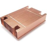 Dynatron A46 CPU-koeler 1U voor Socket AM4, AM5 passief (26.90 mm), Processorkoeler, Koper