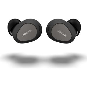 Jabra Elite 10 - Titanium (Draadloze, USB-A), Kantoorheadset, Zwart
