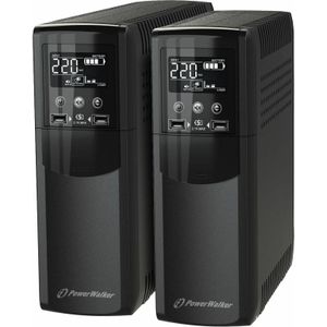 Powerwalker - VI 1500 CSW - UPS - Zwart - 1500 VA - 900 W