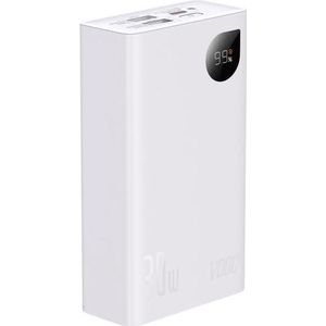 Baseus Adaman2 Digitale Weergave (20000 mAh, 30 W, 76 Wh), Powerbank, Wit