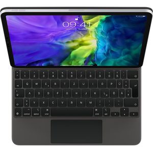 Apple Magisch toetsenbord (NL, iPad Air 2020 (4e generatie), iPad Air 2022 (5e gen), iPad Pro 11 2018 (1e Gen), iPad Pro 11 2020 (2e generatie)), Tablet toetsenbord, Zwart