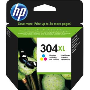 HP, Inkt, Tusz Oryginalny trójkolorowy wkład atramentowy 304XL (N9K07AE#UUS) (M, C, Y)