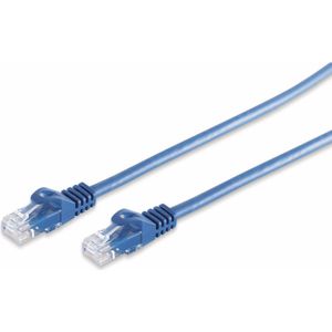 Shiverpeaks S/CONN maximale connectiviteit netwerkkabel-RJ45 patchkabel U/UTP metCat.7 raw kabel blauw 15m (U/UTP, CAT7, 15 m), Netwerkkabel