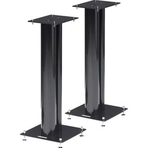NorStone Stylum 2 (1 paar), Luidsprekerstandaard + wandmontage, Zwart