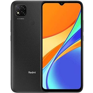 Xiaomi Redmi 9C (32 GB, Middernachtsgrijs, 6.53", Dubbele SIM, 4G), Smartphone, Grijs