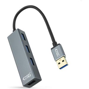 Nanocable - 10.16.4402 - Docking Station - Grijs - USB-C met 4 Havens