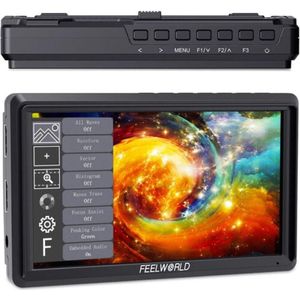 Feelworld - S55 V2 - Videomonitor - Zwart - 5,5 inch - 1920x1152 - 4K HDMI
