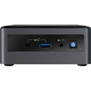 Intel NUC BXNUC10I3FNH2 PC/workstation barebone UCFF Zwart BGA 1528 i3-10110U 2,1 GHz