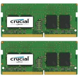 Crucial Laptop geheugen (2 x 8GB, 2400 MHz, DDR4 RAM, SO-DIMM), RAM, Groen