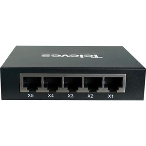 Televes SWUM10005 (5 ports), Netwerkschakelaar, Zwart