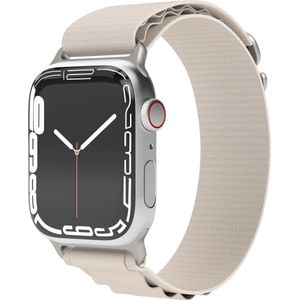 Vonmählen Action lusband crème 38/40/41mm (41 mm, Nylon), Horlogebandjes, Beige