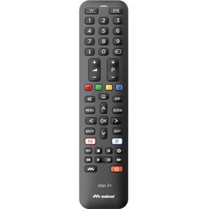 Meliconi Afstandsbediening Algo 2 Italië 2 in (Universele afstandsbediening, Infrarood), Afstandsbediening, Zwart
