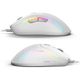 Glorious - Model D 2 - Gamingmuis - Wit - Bedraad