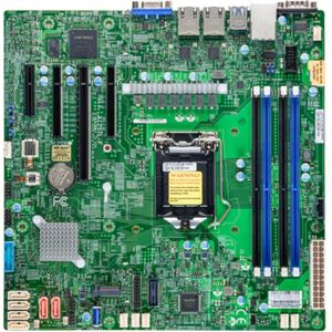 Supermicro Server MB Super Micro MBD-X12STL-F-B LGA 1200/ATX/2xLAN (LGA 1200, Intel C252, mATX), Moederbord