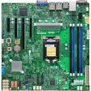 Supermicro Server MB Super Micro MBD-X12STL-F-B LGA 1200/ATX/2xLAN (LGA 1200, Intel C252, mATX), Moederbord