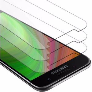 Cadorabo Glas ter bescherming van het scherm (3 Stuk, Galaxy A3 (2017)), Smartphone beschermfolie