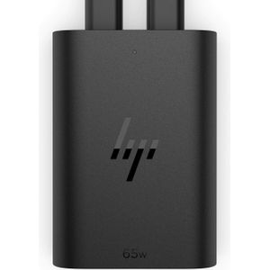 HP 65W Gallium Nitride USB-C Laptop Charger netvoeding & inverter Binnen Zwart