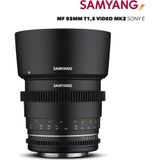 Samyang - MF 85mm T1.5 VDSLR MK2 - Objectief - Zwart