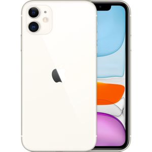 Forza Refurbished iPhone 11 (128 GB, Wit, 6.10"", 12 Mpx, C / Goed), Tweedehands mobiele telefoons, Wit