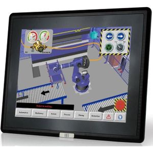 Moxa 12" LCD Monitor, Aanraakscherm, Projec, Netwerkadapter