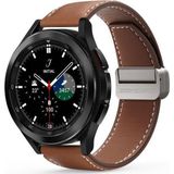 Dux Ducis YA-serie echt leren band (22 mm, Echt leer), Horlogebandjes, Bruin