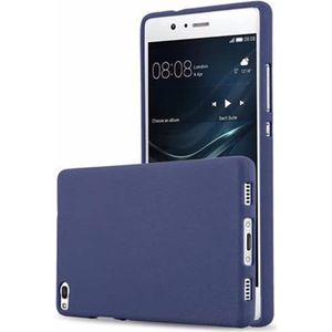 Cadorabo TPU Frosted Cover (Huawei P8), Smartphonehoes, Blauw