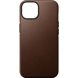 Nomad Achtercover Modern Leer iPhone 14 Bruin (iPhone 14), Smartphonehoes, Bruin