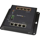 StarTech.com 8 poorts (4 PoE+) Gigabit ethernet switch managed wandmonteerbaar met toegang voorzijde